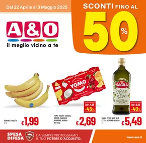 Volantino A&O a Ivrea | SCONTI FINO 50% | 22/4/2025 - 3/5/2025