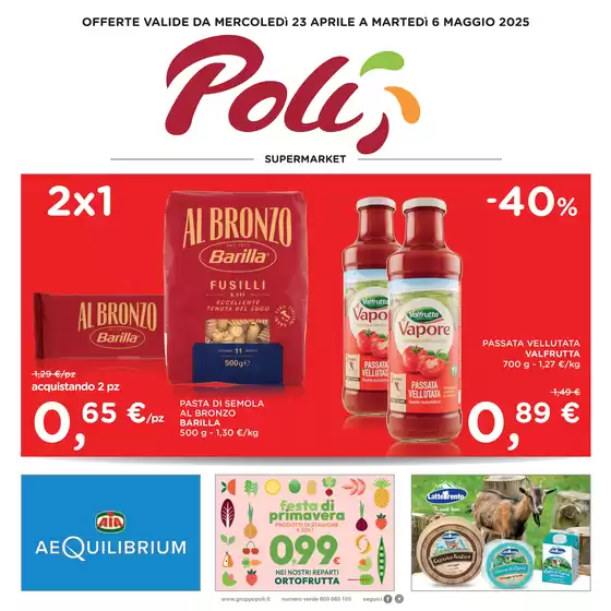 Volantino Poli a Bolzano | Offerte valide dal 23 aprile al 6 maggio | 23/4/2025 - 6/5/2025