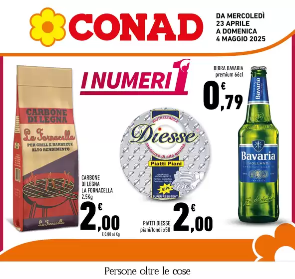 Volantino Conad a Palermo | I Numeri 1 | 23/4/2025 - 4/5/2025