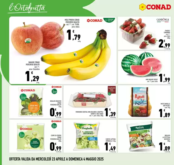 Volantino Conad a Palermo | I Numeri 1 | 23/4/2025 - 4/5/2025