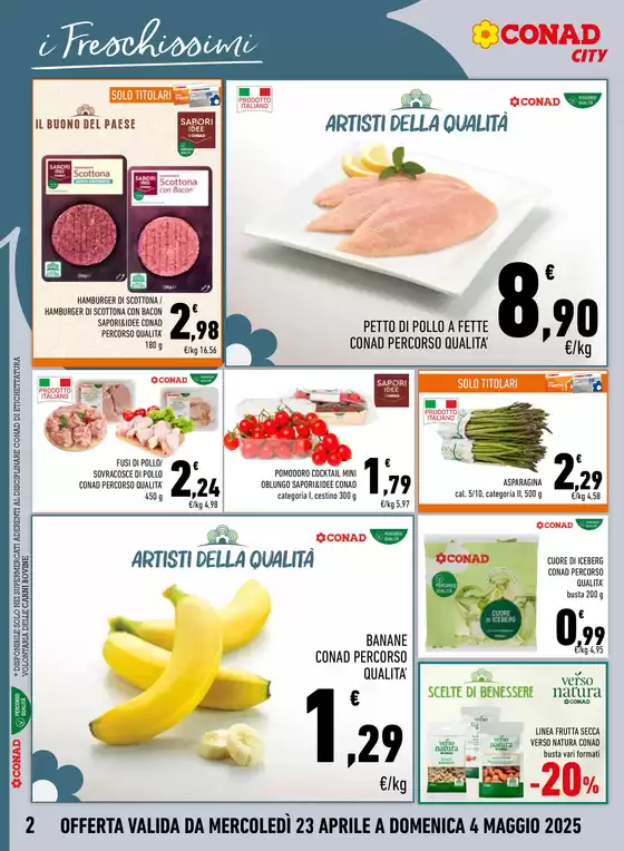 Volantino Conad City a Potenza Picena | PREZZI KO | 23/4/2025 - 4/5/2025
