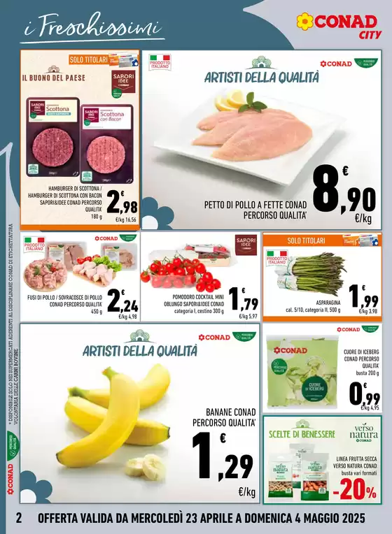Volantino Conad City a Cerignola | PREZZI KO | 23/4/2025 - 4/5/2025
