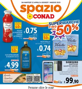 Volantino Spazio Conad a Catania | Super Marche fino al 50% | 22/4/2025 - 1/5/2025