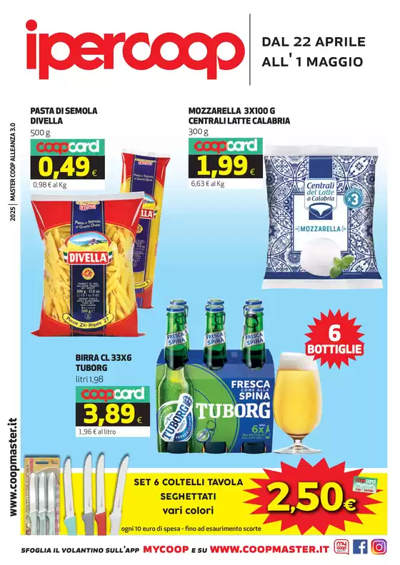 Volantino Ipercoop a Rende | dal 22 aprile all' 1 maggio | 22/4/2025 - 1/5/2025
