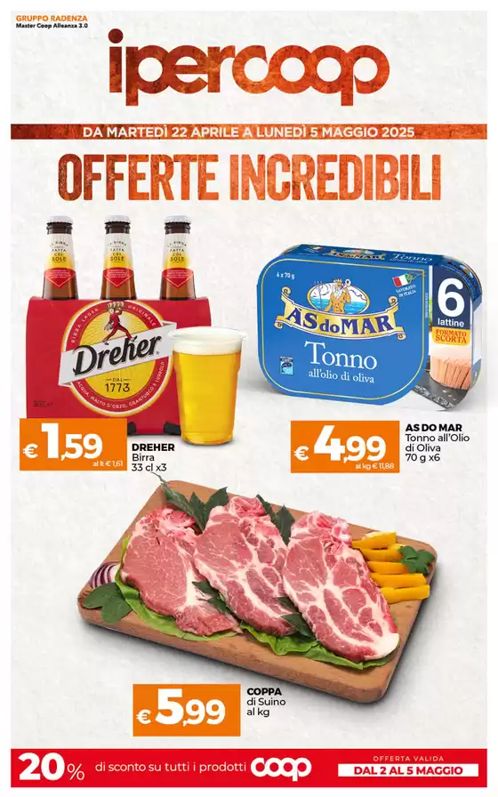 Volantino Ipercoop a San Giovanni la Punta | Gli incredibili | 22/4/2025 - 5/5/2025