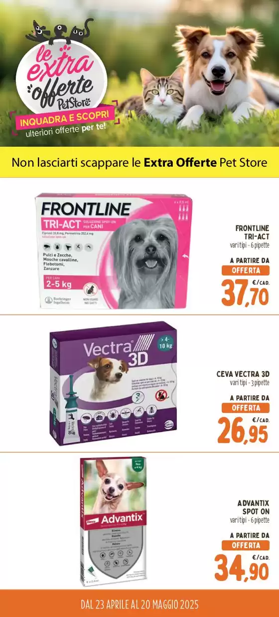 Volantino Pet Store Conad a Palestrina | Le extra offerte | 23/4/2025 - 20/5/2025