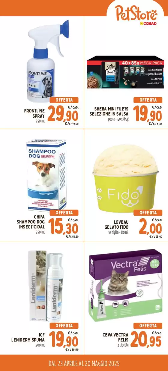 Volantino Pet Store Conad a Palestrina | Le extra offerte | 23/4/2025 - 20/5/2025
