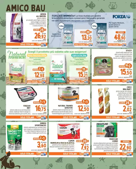Volantino Pet Store Conad a Cascina | CAMPIONI DI COCCOLE ANCHE SE PICCOLI IL NOSTRO AMORE È GRANDE | 24/4/2025 - 21/5/2025