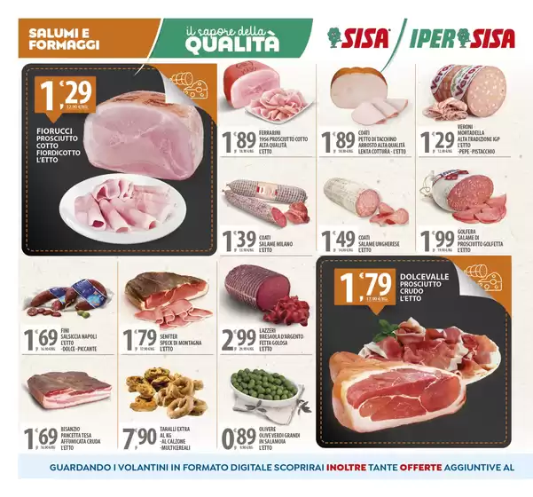 Volantino Sisa a Bisceglie | Primavera di convenienza | 22/4/2025 - 1/5/2025