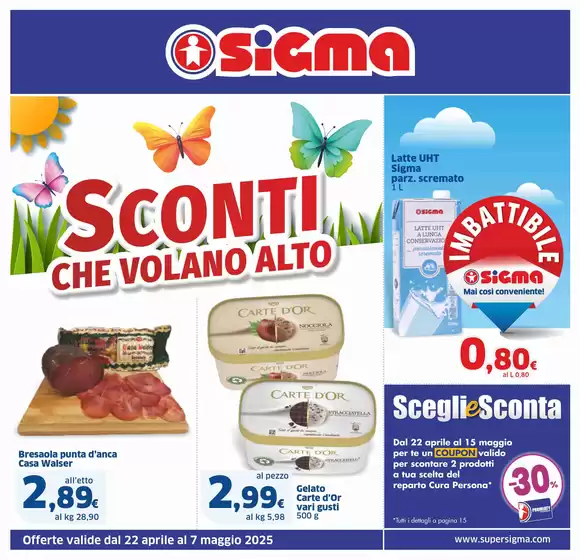 Volantino Sigma a Venegono Inferiore | Sconti che volano alto | 22/4/2025 - 7/5/2025