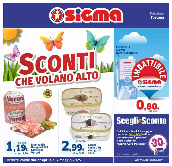 Volantino Sigma a Empoli | Sconti che volano alto | 22/4/2025 - 7/5/2025