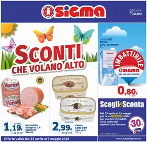 Volantino Sigma a Camaiore | Sconti che volano alto | 22/4/2025 - 7/5/2025