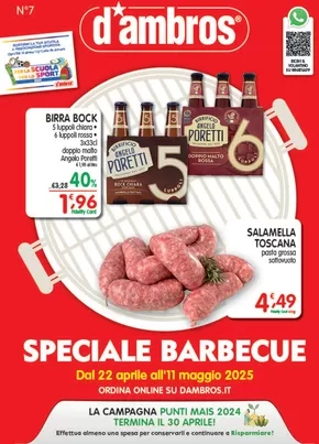 Volantino D'Ambros a Turate | Speciale Barbecue | 22/4/2025 - 11/5/2025