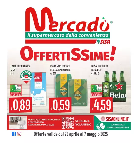 Volantino Mercadò a Lamezia Terme | Offertissime! | 22/4/2025 - 7/5/2025