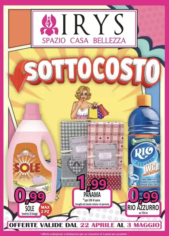 Volantino Irys a Agrigento | Sottocosto | 22/4/2025 - 3/5/2025