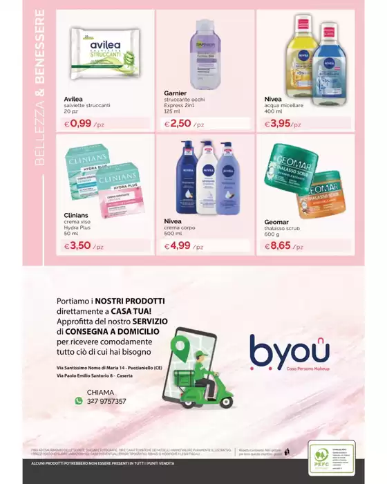 Volantino BYou a Caserta | Buona Pasqua | 22/4/2025 - 15/5/2025