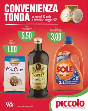 Volantino Supermercati Piccolo a Palma Campania | Convenienza tonda! | 22/4/2025 - 4/5/2025