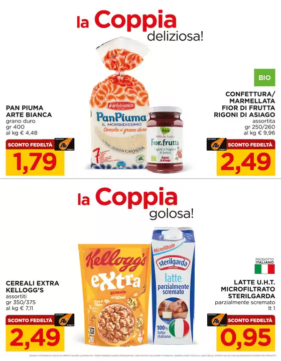 Volantino Alì e Alìper a Montagnana | Coppie online | 23/4/2025 - 7/5/2025