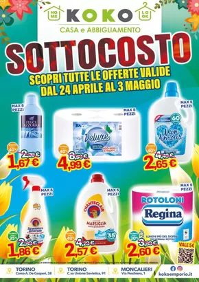 Offerte di Cura casa e corpo a Moncalieri | Sottocosto in KOKO Emporio | 24/4/2025 - 3/5/2025