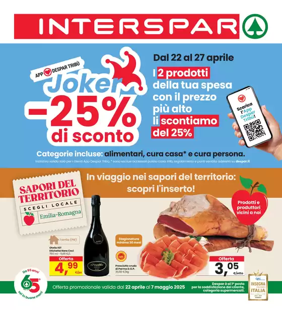 Volantino Interspar a Parma | Sconti fino al 50% | 22/4/2025 - 7/5/2025