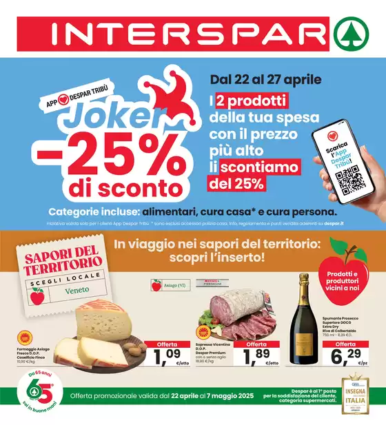Volantino Interspar a Montecchio Maggiore | Sconti fino al 50% | 22/4/2025 - 7/5/2025