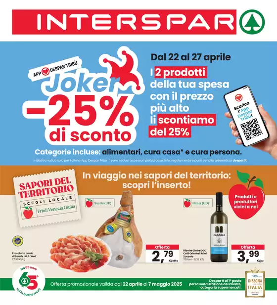 Volantino Interspar a Martignacco | Sconti fino al 50% | 22/4/2025 - 7/5/2025