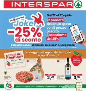 Volantino Interspar a Cassacco | Sconti fino al 50% | 22/4/2025 - 7/5/2025