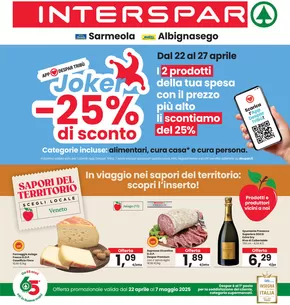 Volantino Interspar a Albignasego | Sconti fino al 50%  | 22/4/2025 - 7/5/2025
