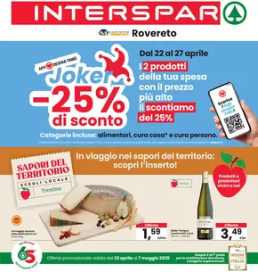 Volantino Interspar a Rovereto | Sconti fino al 50%  | 22/4/2025 - 7/5/2025