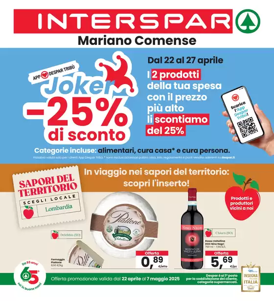 Volantino Interspar a Mariano Comense | Sconti fino al 50% | 22/4/2025 - 7/5/2025
