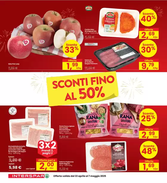 Volantino Interspar a Mariano Comense | Sconti fino al 50% | 22/4/2025 - 7/5/2025