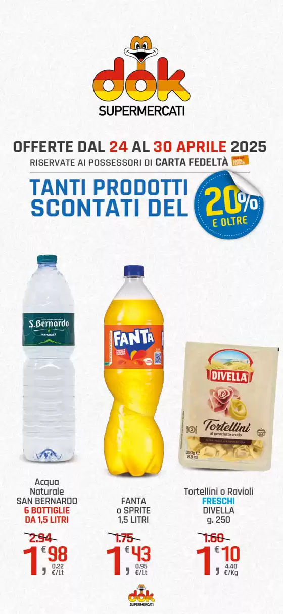 Volantino Dok a Napoli | Tanti prodotti scontati del 20% | 24/4/2025 - 30/4/2025