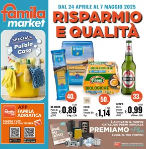 Volantino Famila Market | Risparmio e qualita | 24/4/2025 - 7/5/2025