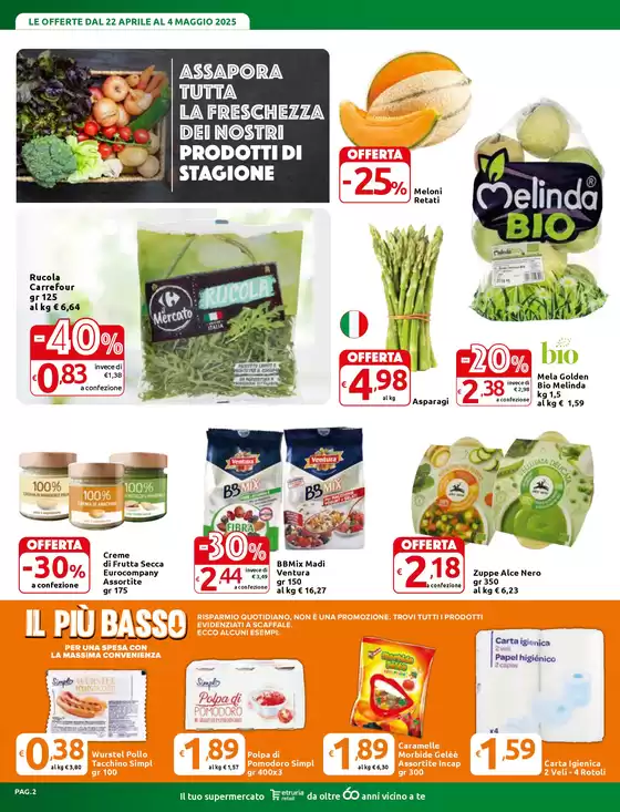 Volantino Carrefour Express a Vimercate | Sconti fino al 30% | 22/4/2025 - 4/5/2025