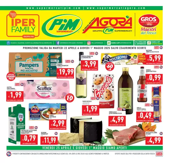 Volantino IperFamily | Gli imperdibili! | 22/4/2025 - 1/5/2025