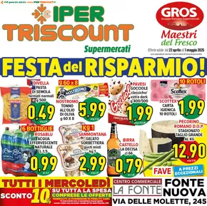 Volantino Iper Triscount a Fonte Nuova | Festa del risparmio! | 22/4/2025 - 1/5/2025