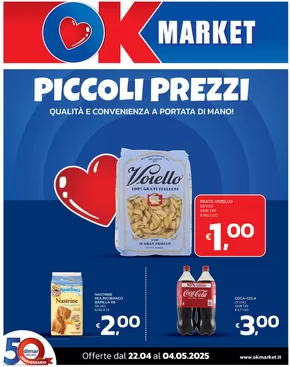 Volantino Ok Market a Pietra Ligure | PICCOLI PREZZI | 22/4/2025 - 4/5/2025