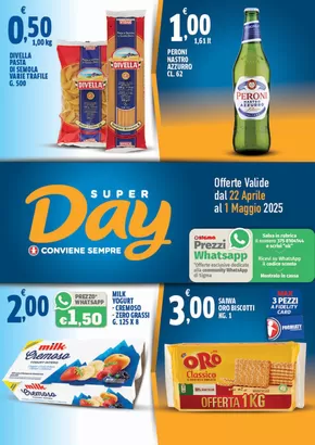 Volantino Superday a Telese Terme | Offerte valide dal 22 aprile al 1 maggio 2025 | 22/4/2025 - 1/5/2025