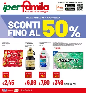 Volantino Iperfamila a Ghedi | Sconti fino al 50% | 24/4/2025 - 4/5/2025