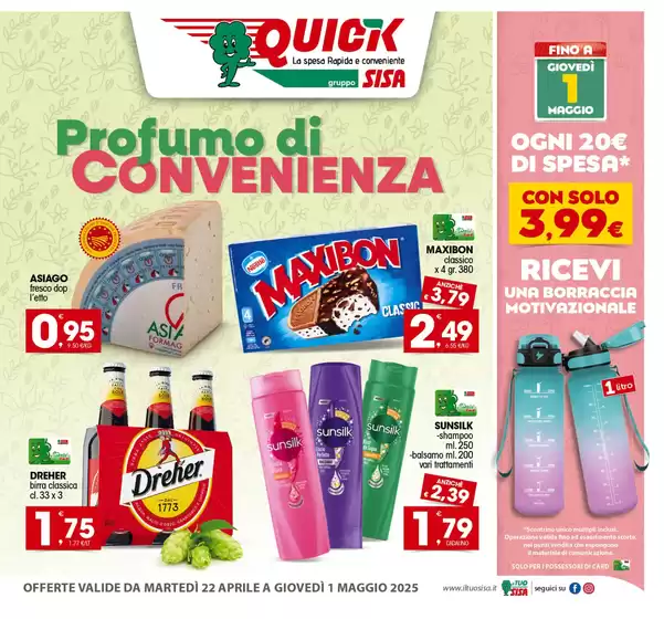 Volantino Quick Sisa a Andria | Profumo di convenienza | 22/4/2025 - 1/5/2025