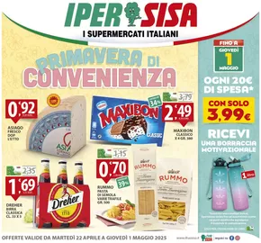 Volantino IperSisa a Crotone | Primavera di Conevenienza | 22/4/2025 - 1/5/2025