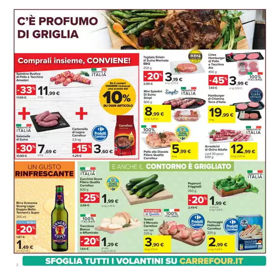 Volantino Carrefour Ipermercati a Borgosesia | Sconti alla griglia | 22/4/2025 - 4/5/2025