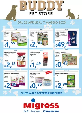 Volantino Migross Superstore a Castenedolo | Buddy ap9 | 23/4/2025 - 7/5/2025