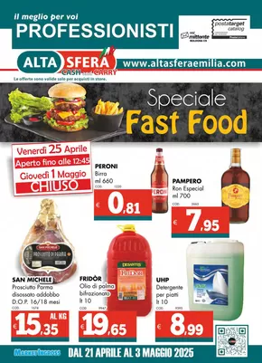 Volantino Altasfera | Speciale fast food | 22/4/2025 - 3/5/2025