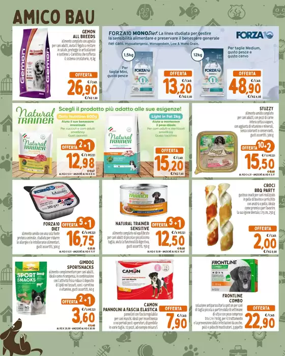 Volantino Pet Store Conad a Portogruaro | CAMPIONI DI COCCOLE ANCHE SE PICCOLI IL NOSTRO AMORE È GRANDE | 24/4/2025 - 21/5/2025