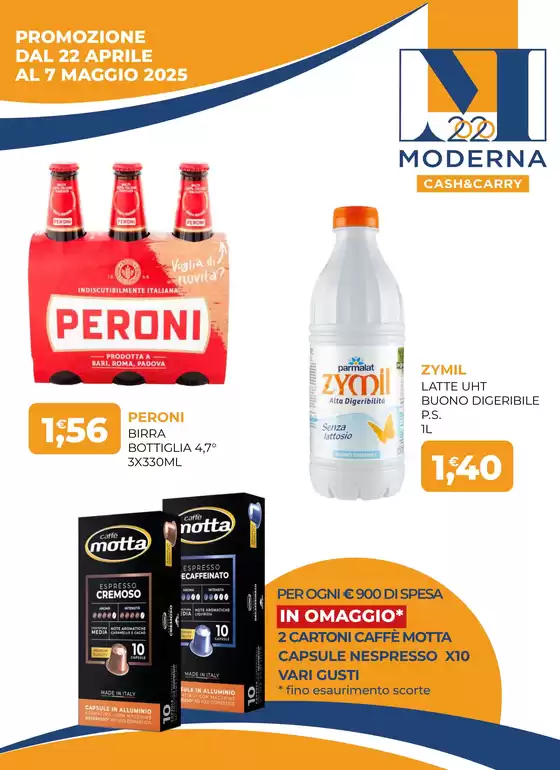 Volantino Moderna Cash a Pontecagnano Faiano | Promozione dal 22 aprile al 7 maggio | 22/4/2025 - 7/5/2025