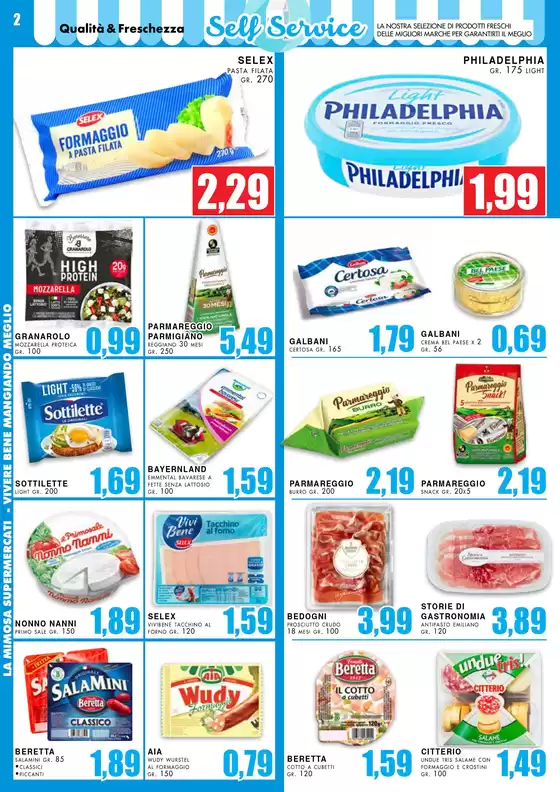 Volantino La Mimosa Supermercati a Terzigno | Wow! Che Prezzi | 22/4/2025 - 4/5/2025