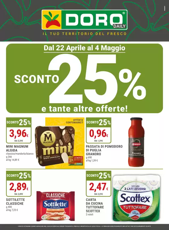 Volantino Doro a Genova | Sconto 25% | 22/4/2025 - 4/5/2025
