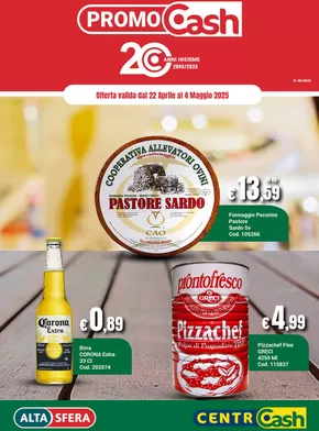 Volantino Centro Cash a Santa Giusta | Promo cash | 22/4/2025 - 4/5/2025