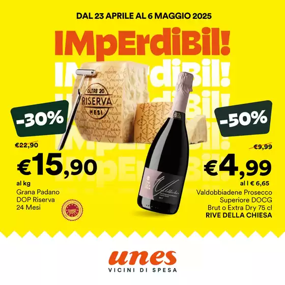 Volantino Unes a Turbigo | Vicini di spesa | 23/4/2025 - 6/5/2025